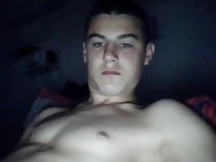 Macedonian Cute Well-muscled Boy Cums Beyond everything His Abs Heavy Load